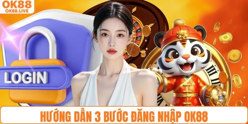 Hướng dẫn 3 bước đăng nhập OK88 dành cho newbie